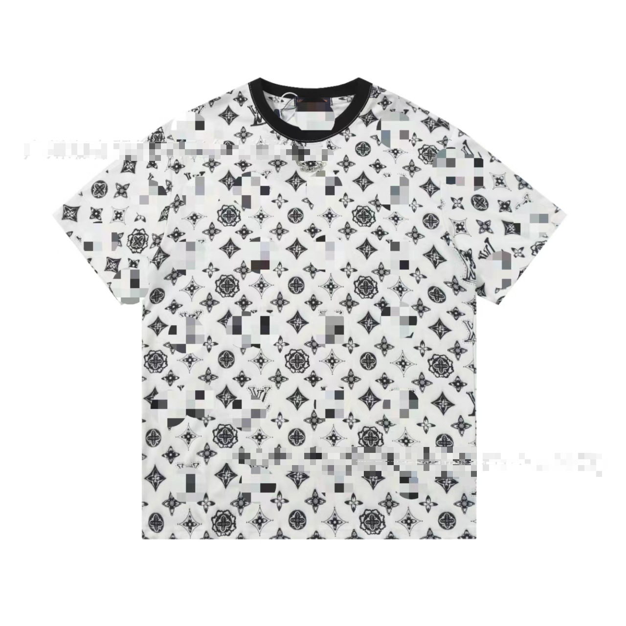 short-sleeved trendy brand foreign trade European-style donkey brand round-neck loose T-shirt