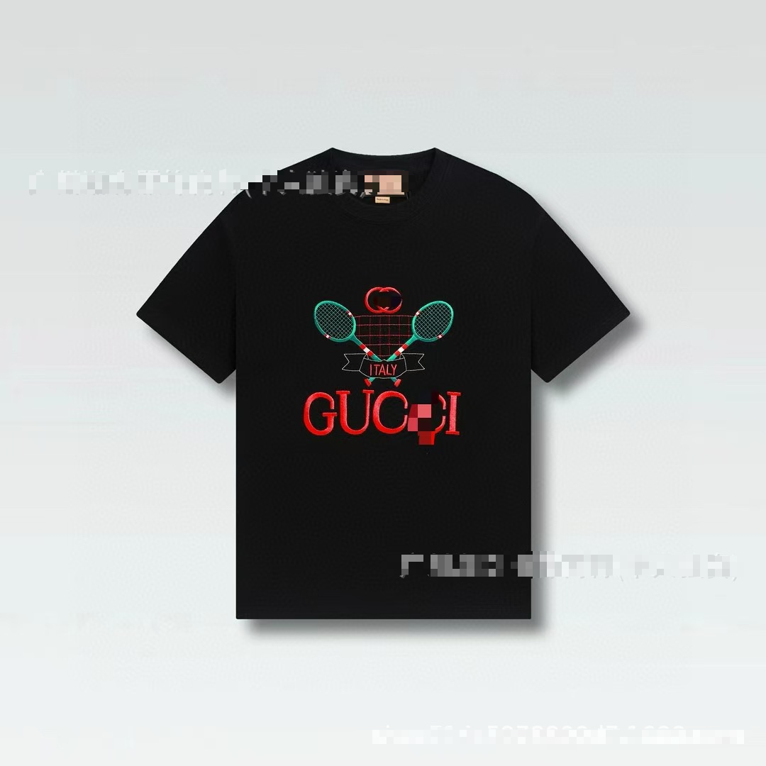 Digital printed cartoon pattern loose round neck short-sleeved T-shirt