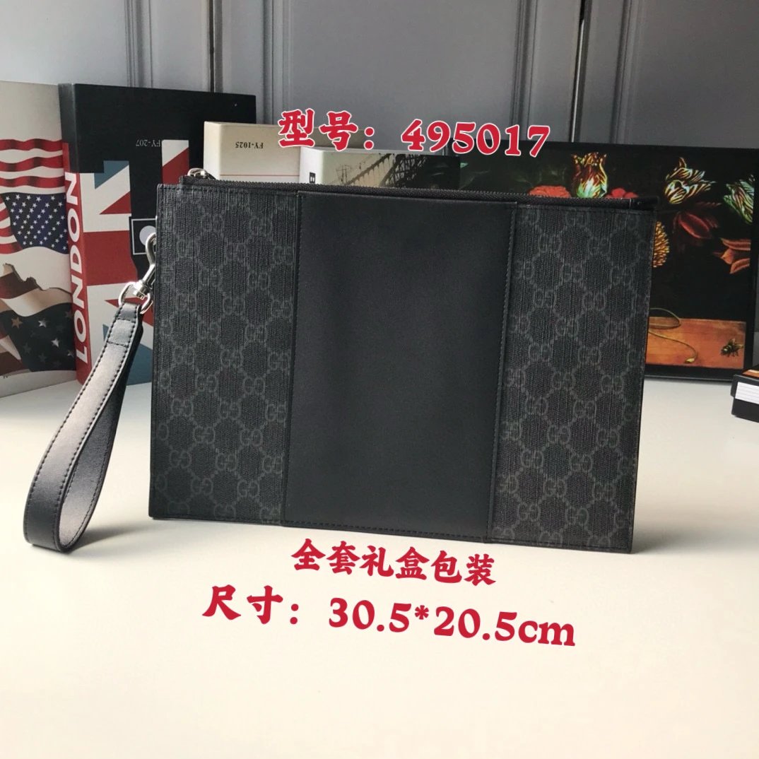 Gci Fashion clutch bag large capacity wallet men's underarm bag classic tiger head style-P4M
