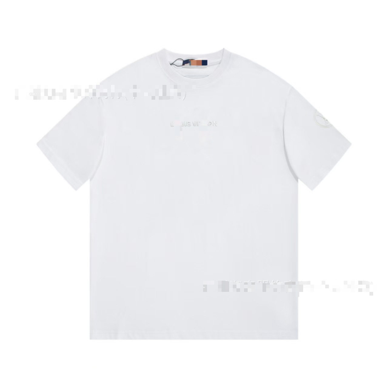 L Printed Letter Short-Sleeve Classic Style Round-Neck T-Shirt of Fashionable Brand for Foreign Trad