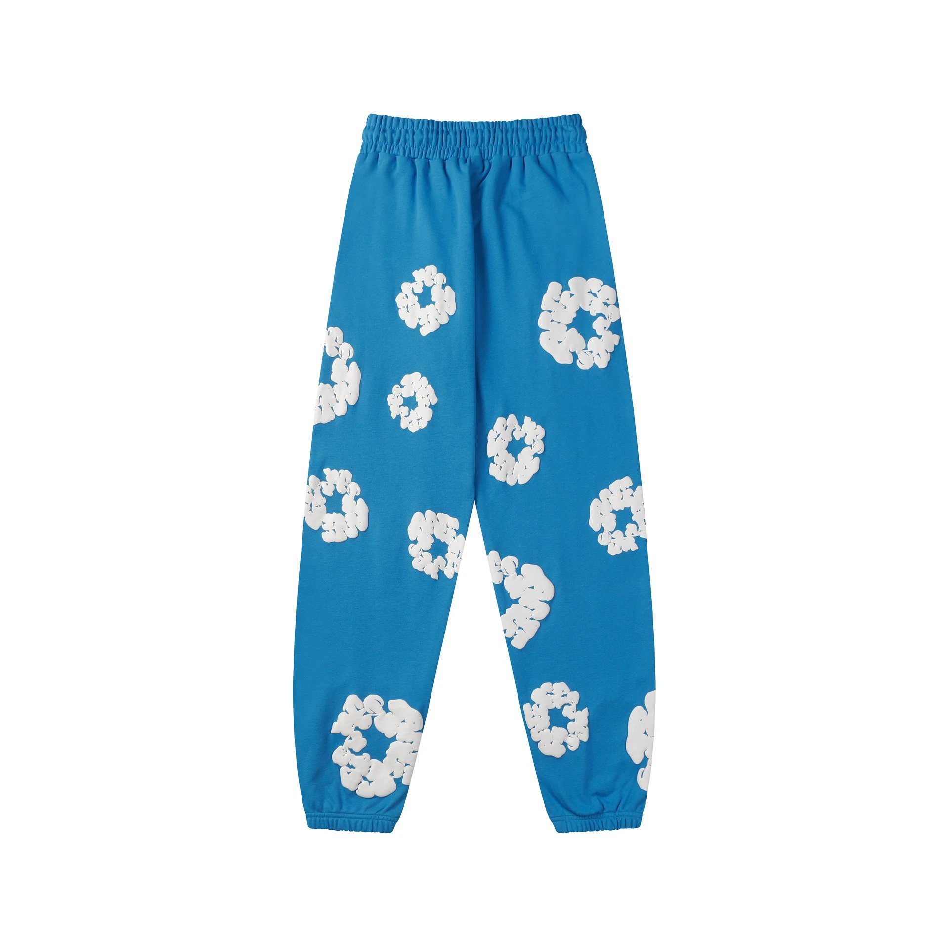 Kapok Foam Flower Set High Street Loose Hoodie and Sweatpants