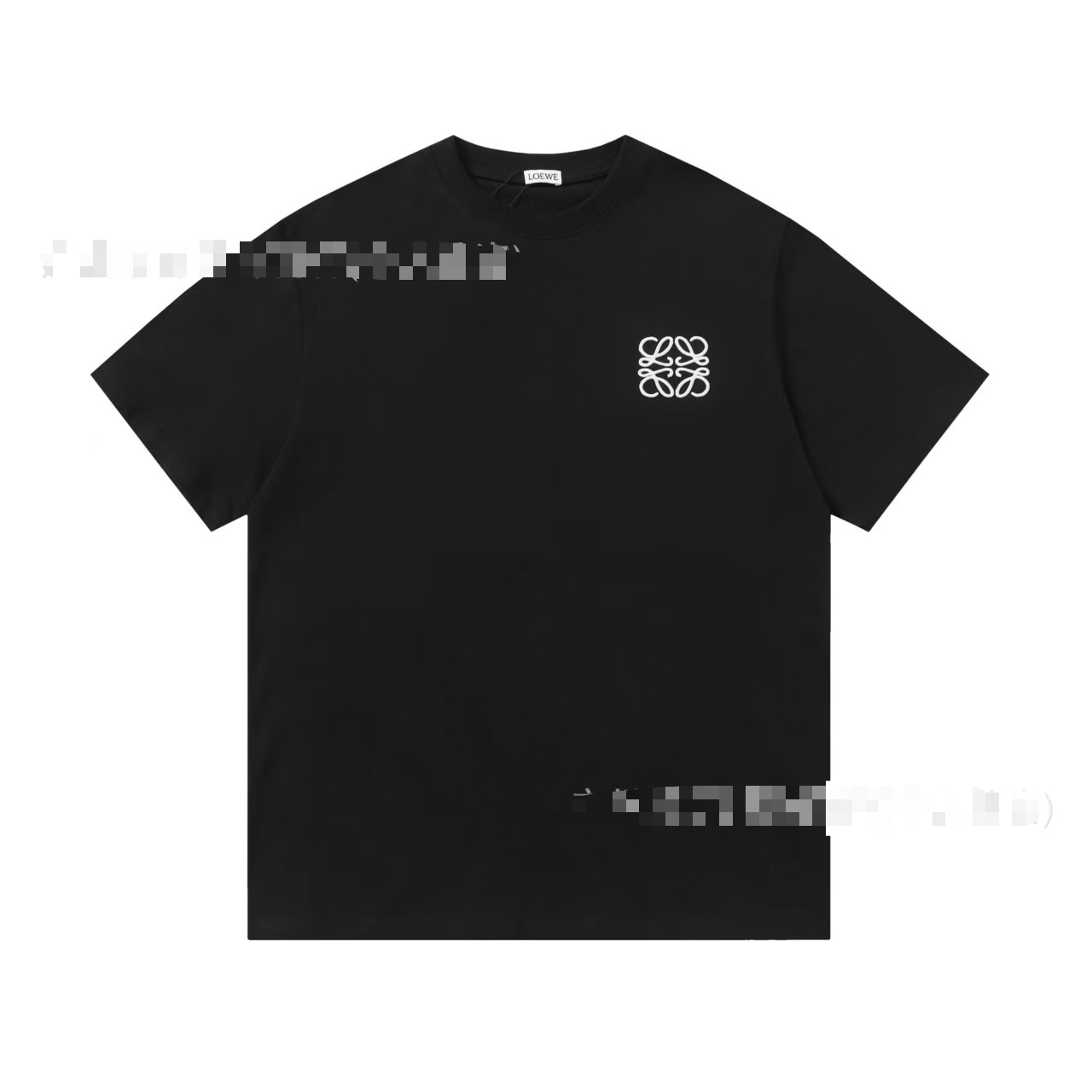 High-quality embroidered logo loose cotton short-sleeved shirt