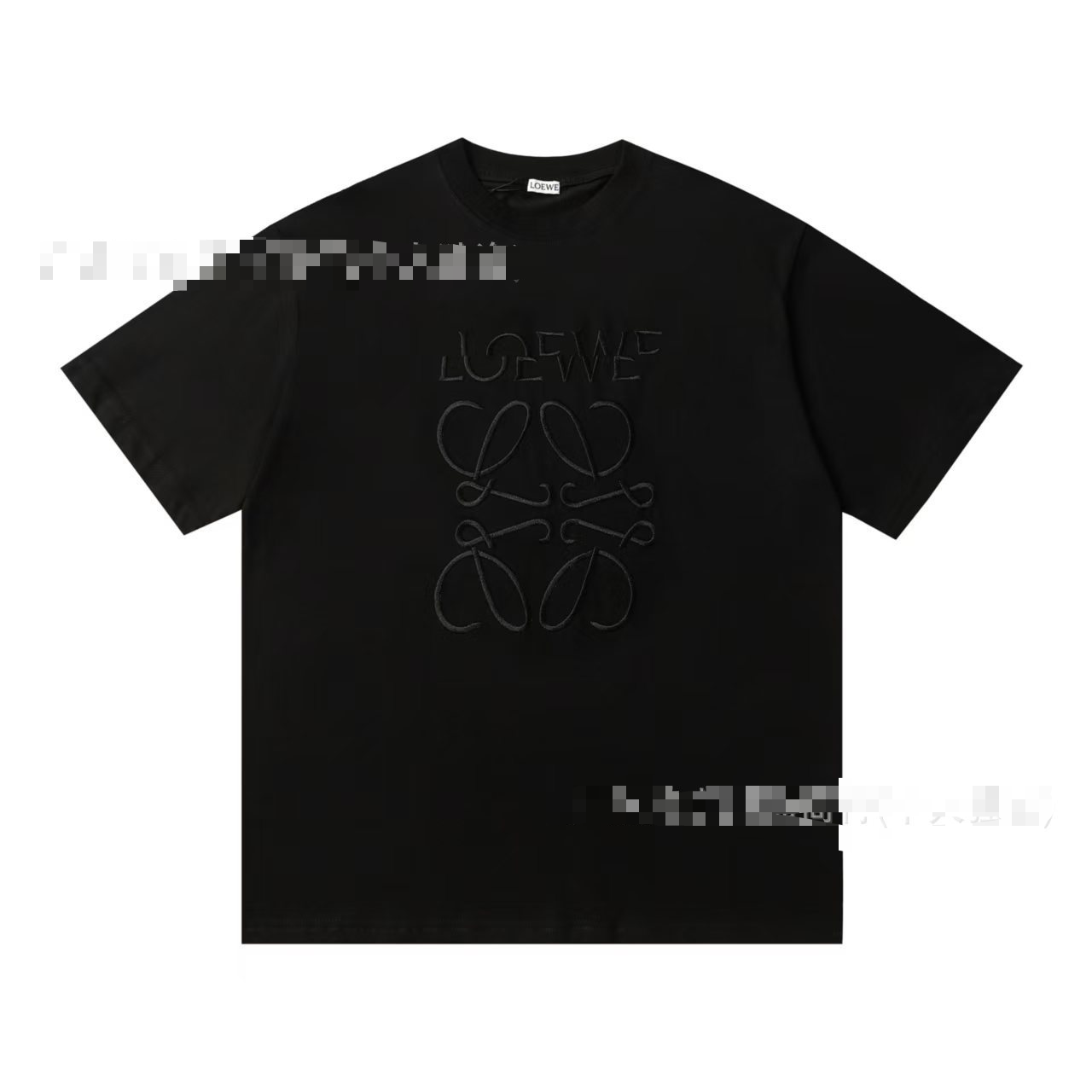 High-quality embroidered logo loose cotton short-sleeved shirt