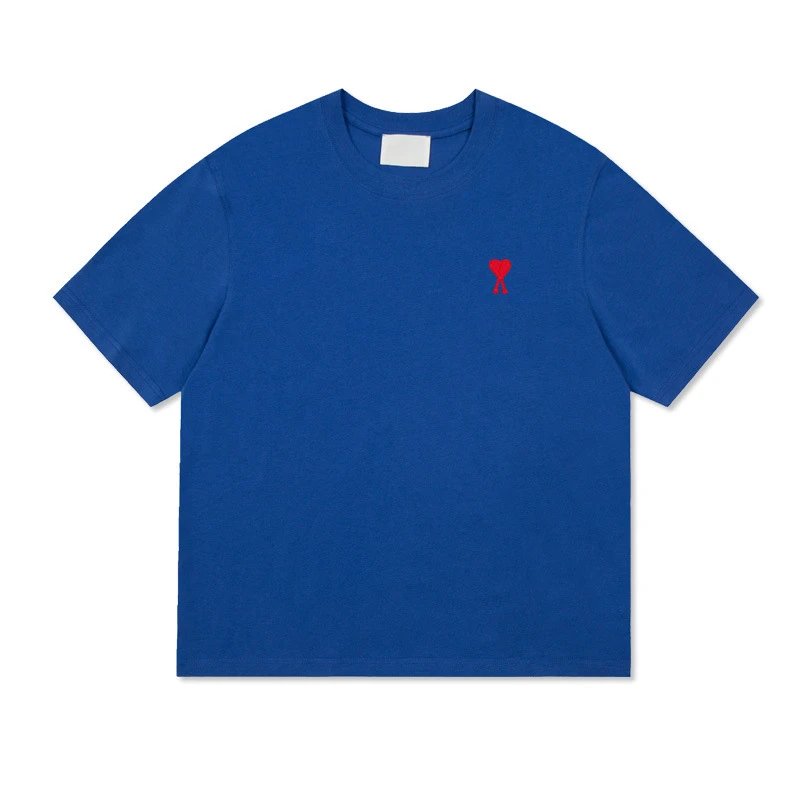 amiri Short Sleeve 25ss Small Heart Embroidery