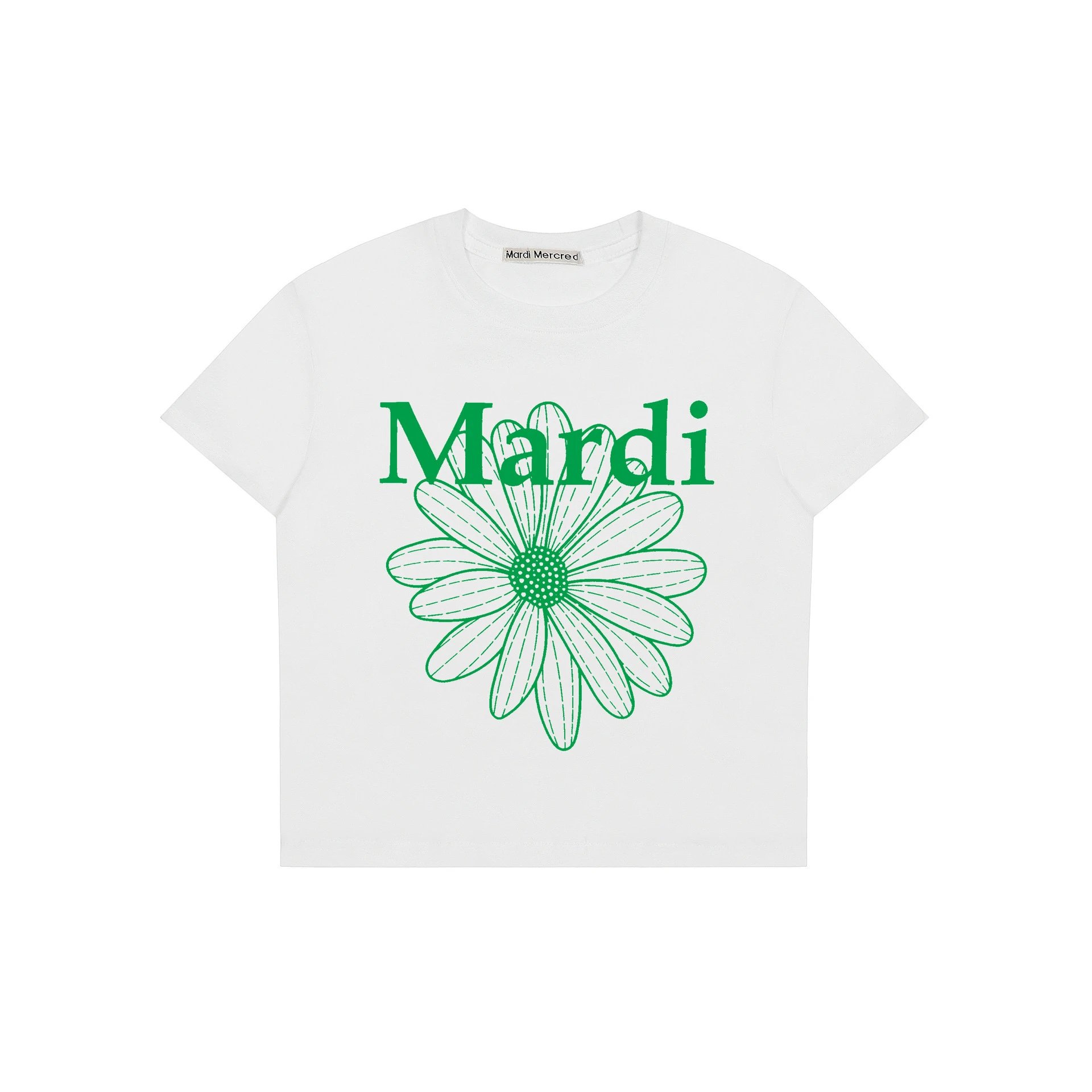mardi Hot Girl Short Women's Daisy Print Short Sleeve