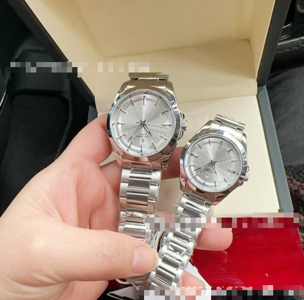 LOMGINES Fashionable Stainless Steel Couple Watch