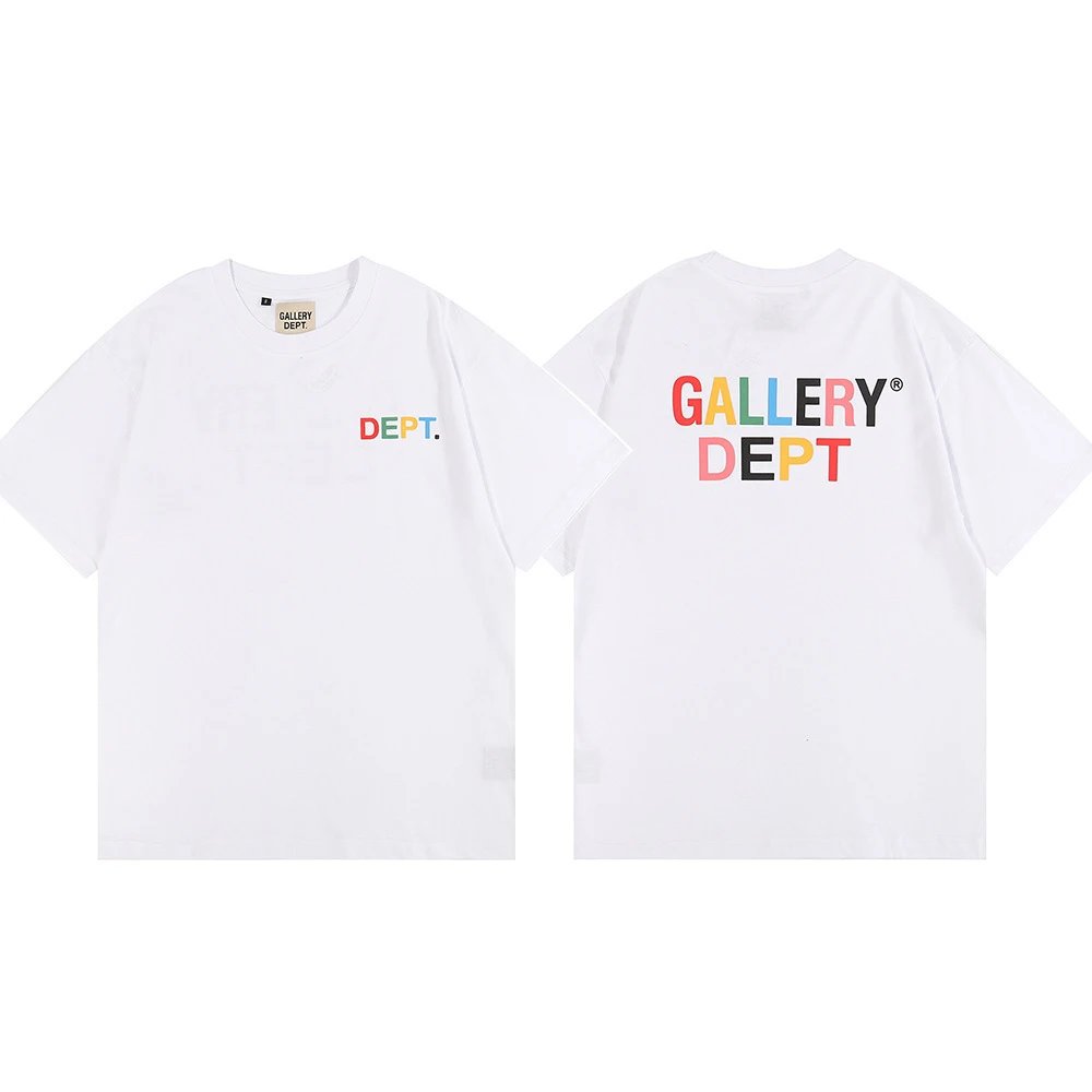 G D Basic Letter Classic Logo Slogan Casual Loose Short Sleeve T-Shirt for Men and Women