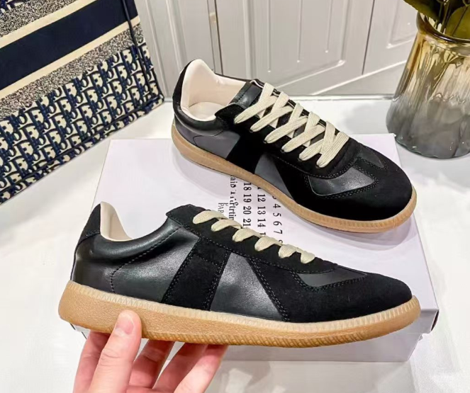 Dexun women's round-toe lace-up shoes, comfortable flat-soled versatile casual shoes