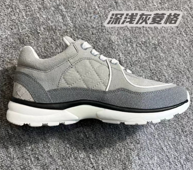 Chanel style thick-soled sports shoes,  genuine leather soft-soled casual shoes for women