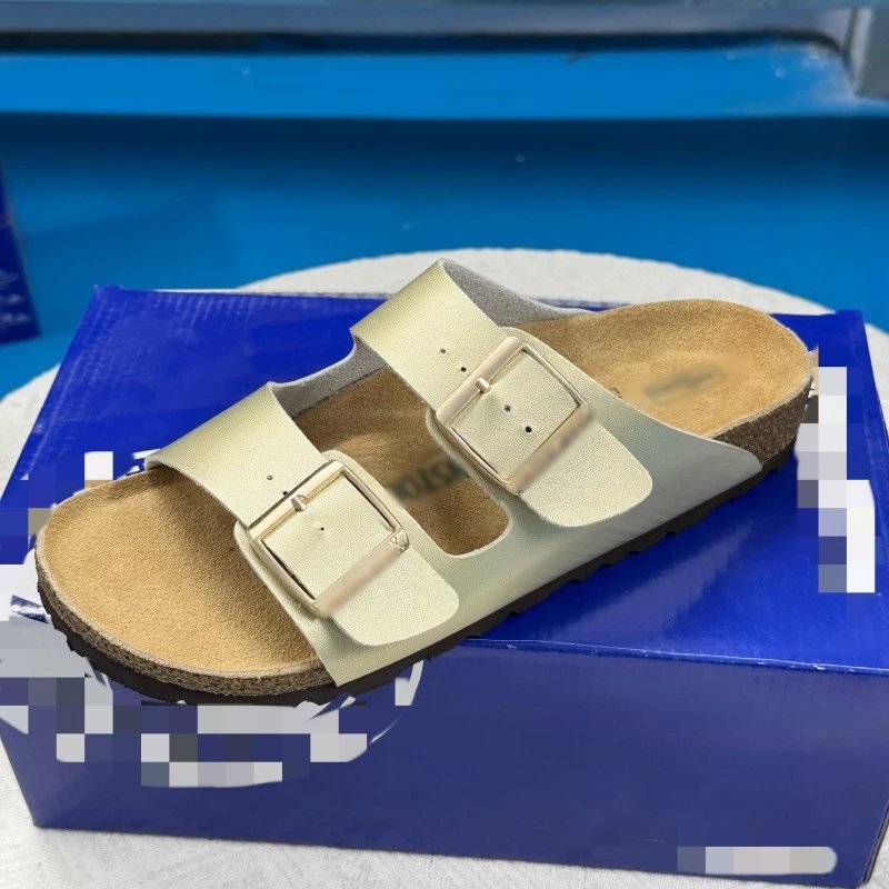 Birkenstock cork sole versatile open toe sandals for women