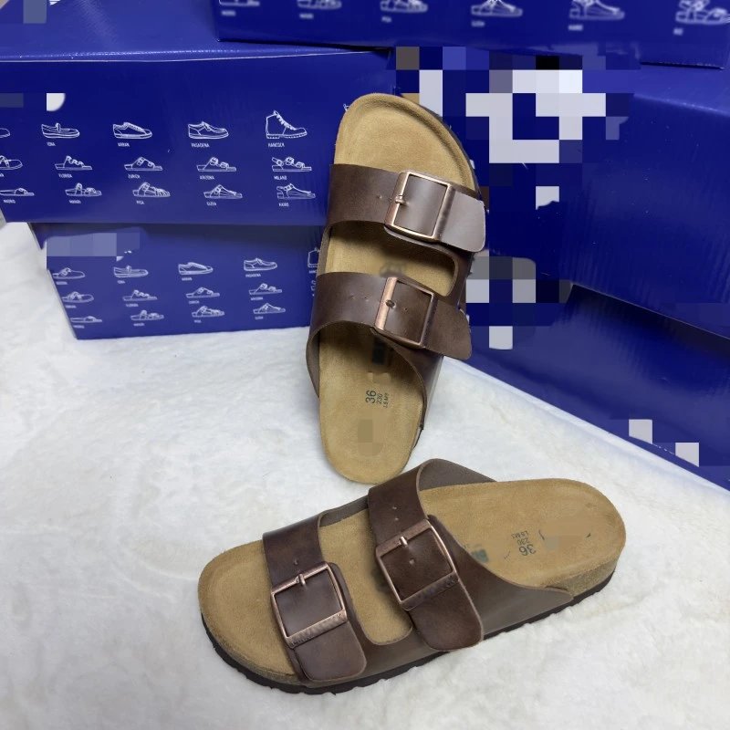 Birkenstock cork sole versatile open toe sandals for women