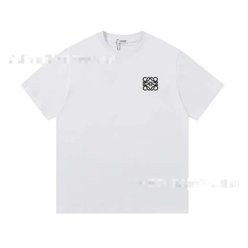 High-quality embroidered logo loose cotton short-sleeved shirt