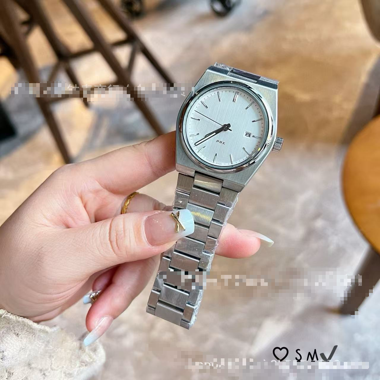 TISSOT PRX series steel strap men's watch