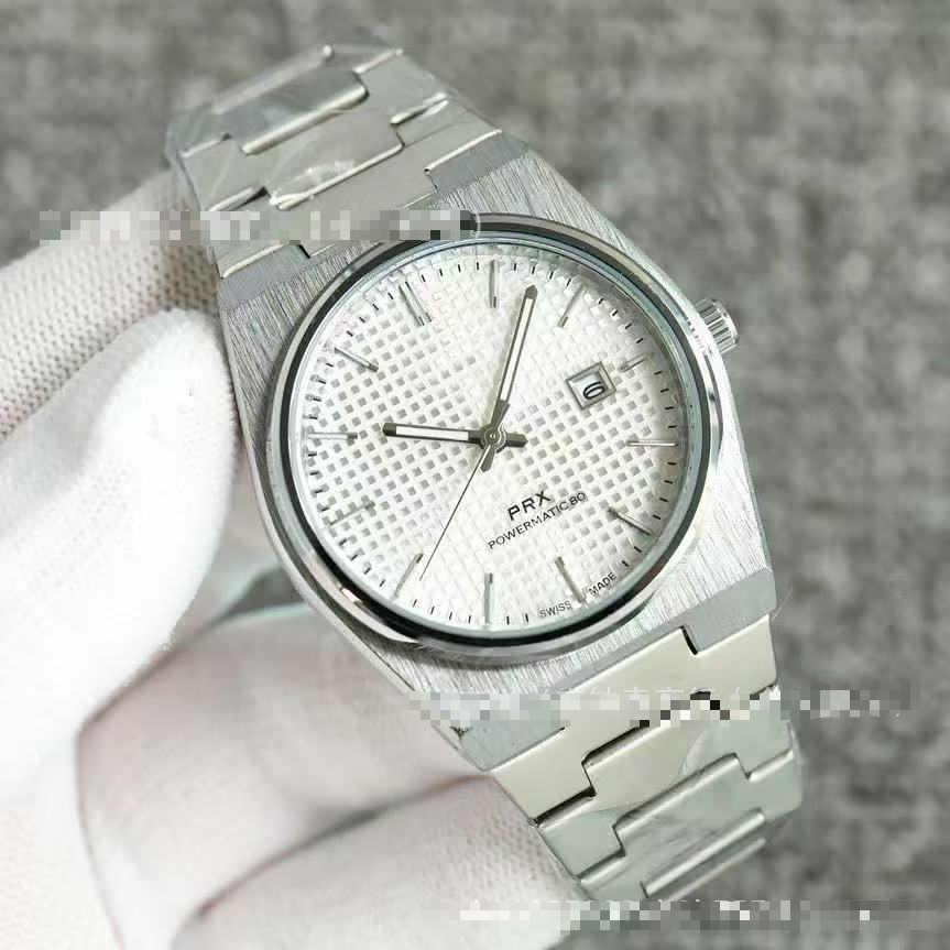 TISSOT PRX series steel strap men's watch