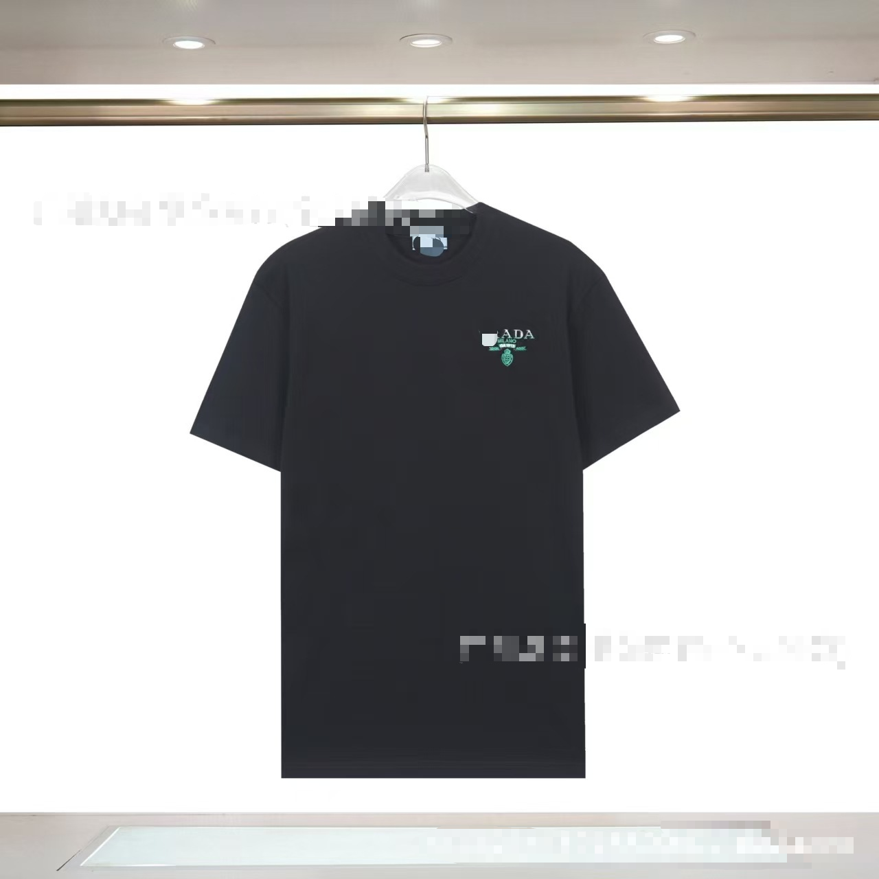 PRA Short Sleeve Top with Front and Back Letter Prints, Unisex, In Stock, Loose T-Shirt