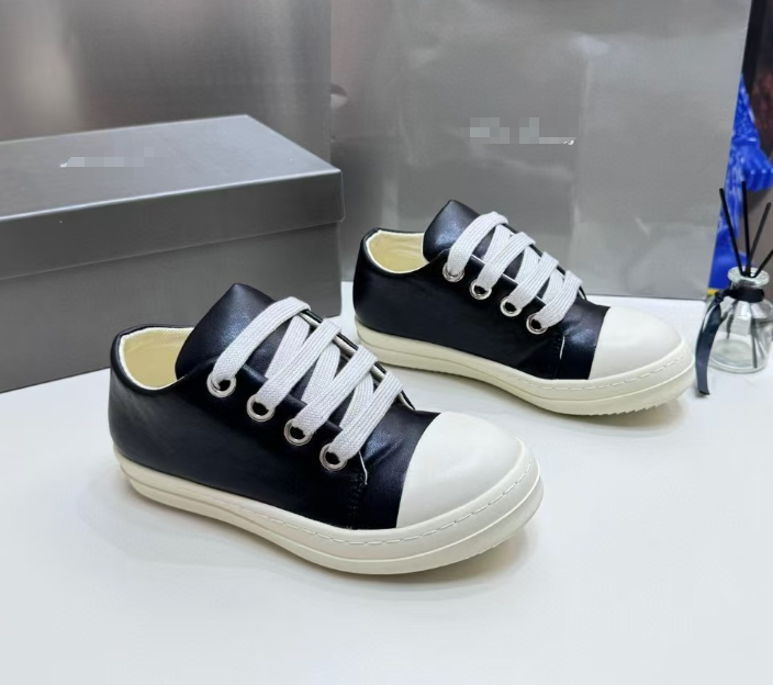 High-top canvas shoes genuine leather casual sports thick-soled lace-up sneakers trendy shoes