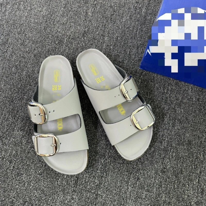Birkenstock cork sole versatile open toe sandals for women
