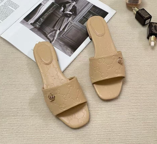 G home flat embossed flip flops skateboard casual wear classic beach skateboard women's shoes