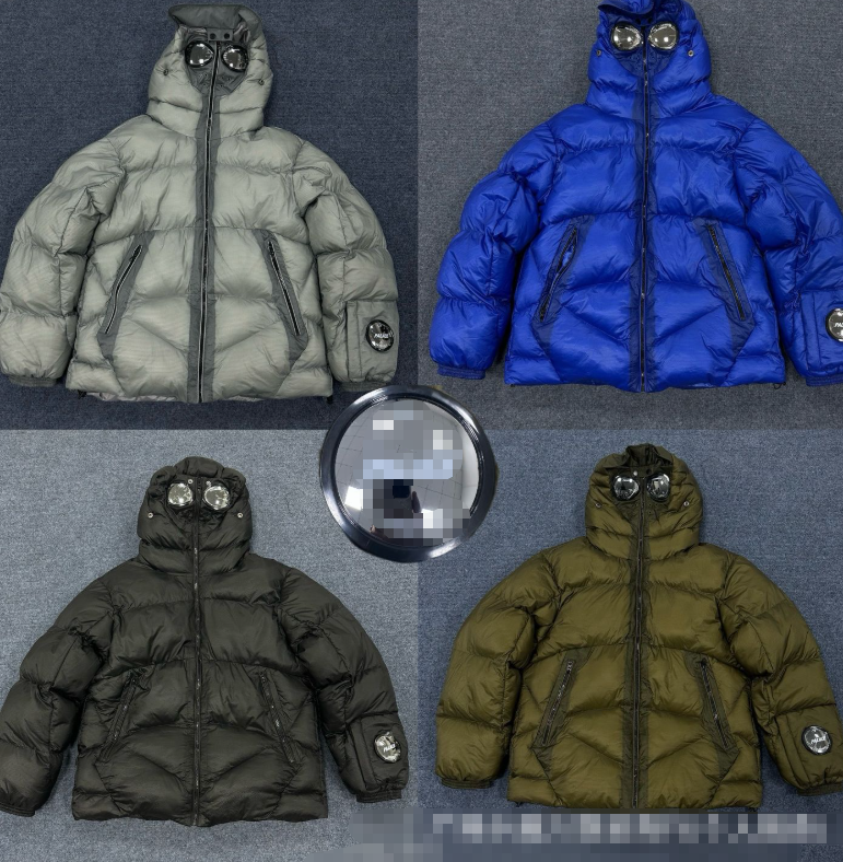 cpc Men's outdoor hiking warm cotton jacket with lens badge in European size
