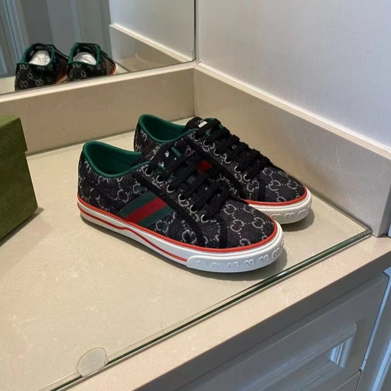 High-end G 1977 retro canvas shoes, old flower color matching sneakers, casual shoes