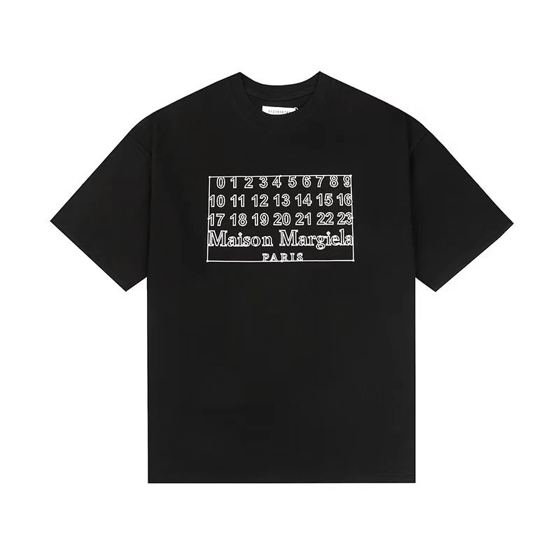 MM6 Margiela Digital Print Pure Cotton High-Quality Men's T-Shirt