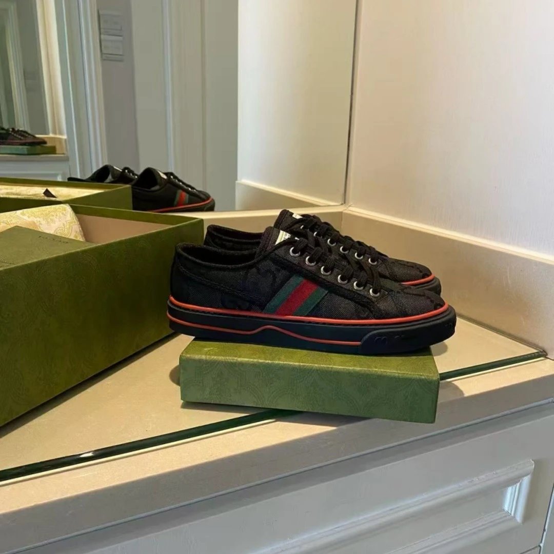 High-end G 1977 retro canvas shoes, old flower color matching sneakers, casual shoes