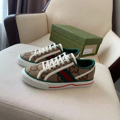 High-end G 1977 retro canvas shoes, old flower color matching sneakers, casual shoes