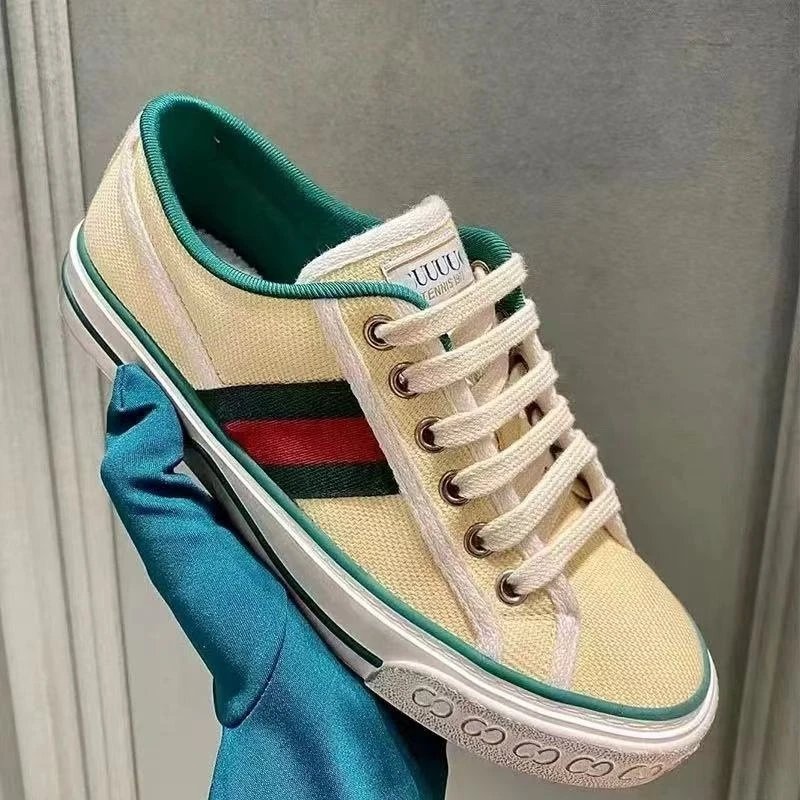 High-end G 1977 retro canvas shoes, old flower color matching sneakers, casual shoes