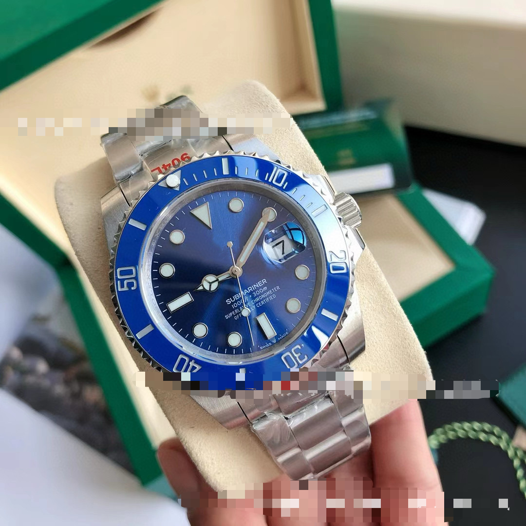 Green Submariner Men's Automatic Mechanical Watch Luminous Stainless Steel Ceramic Watch