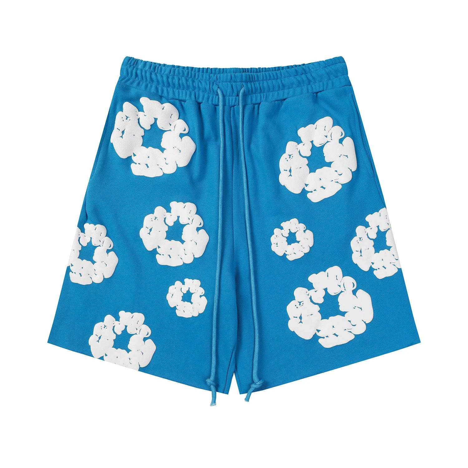 Kapok Foam Flower Set High Street Loose Hoodie and Sweatpants