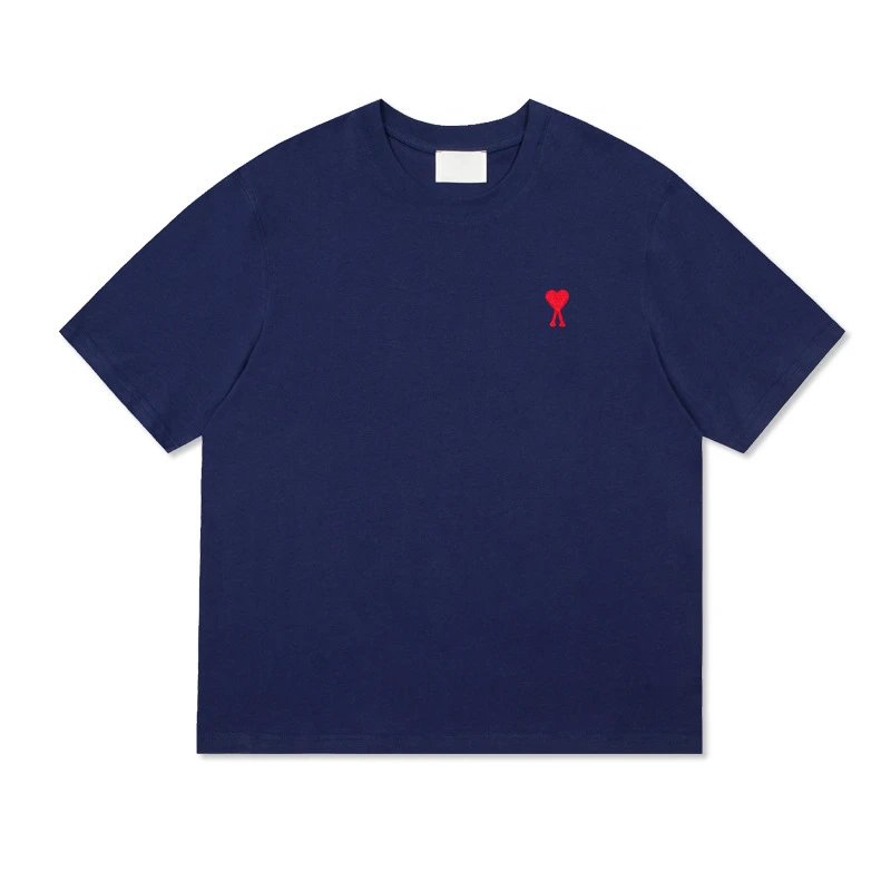 amiri Short Sleeve 25ss Small Heart Embroidery
