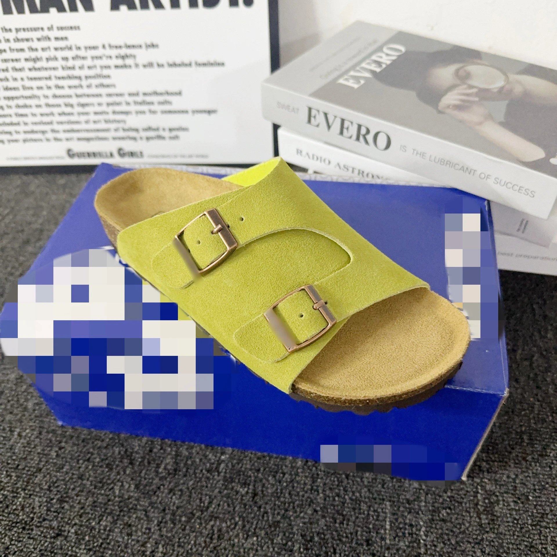 Cross-border Slippers foreign trade beach cork women's slippers lazy fashion slippers half-slip