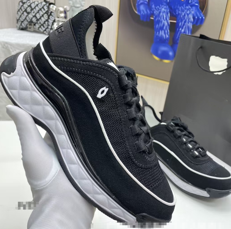 Small retro sports dad shoes simple thick bottom round toe lace-up sports shoes for women