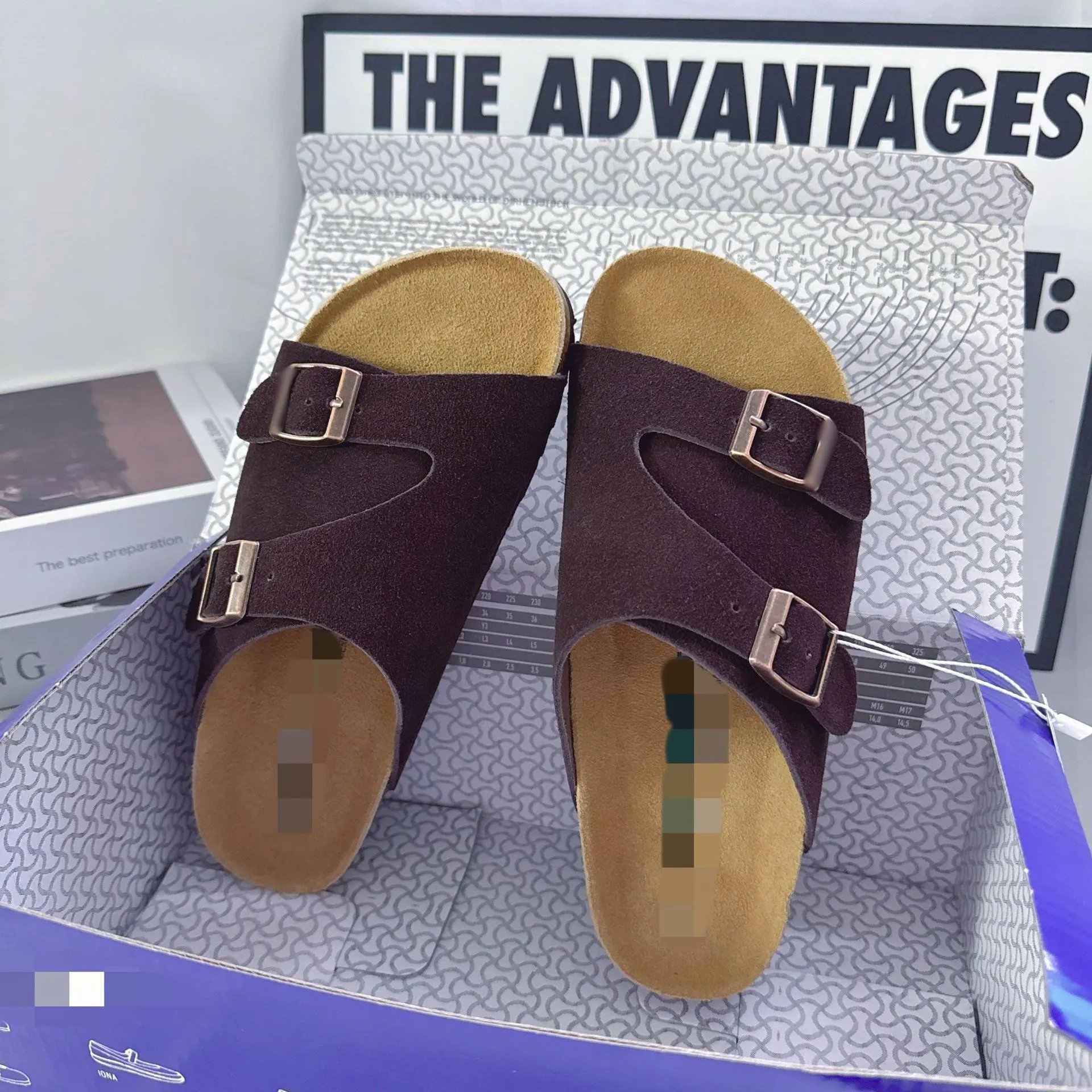 Cross-border Slippers foreign trade beach cork women's slippers lazy fashion slippers half-slip