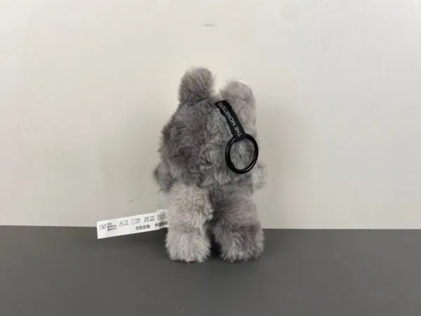 Labubu x Pop Mart Fluffy Bunny Plush Keychain Pastel Multicolor Accessories - 11