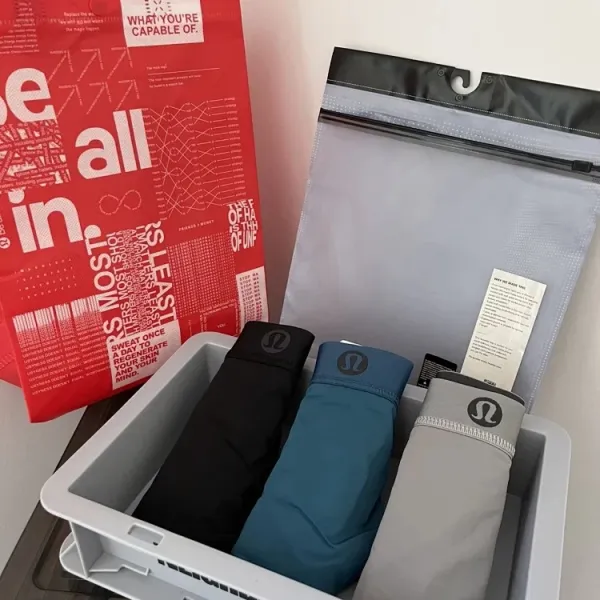 Lululemon Align Underwear Black, Teal, and Gray - 5