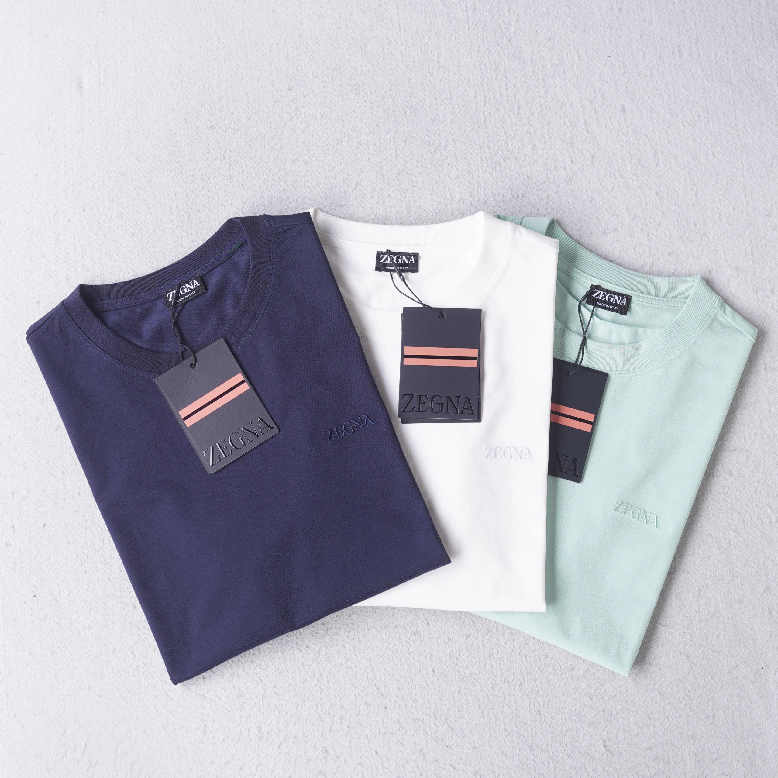 ZZ Men's Embroidered Letter Crewneck Tee
