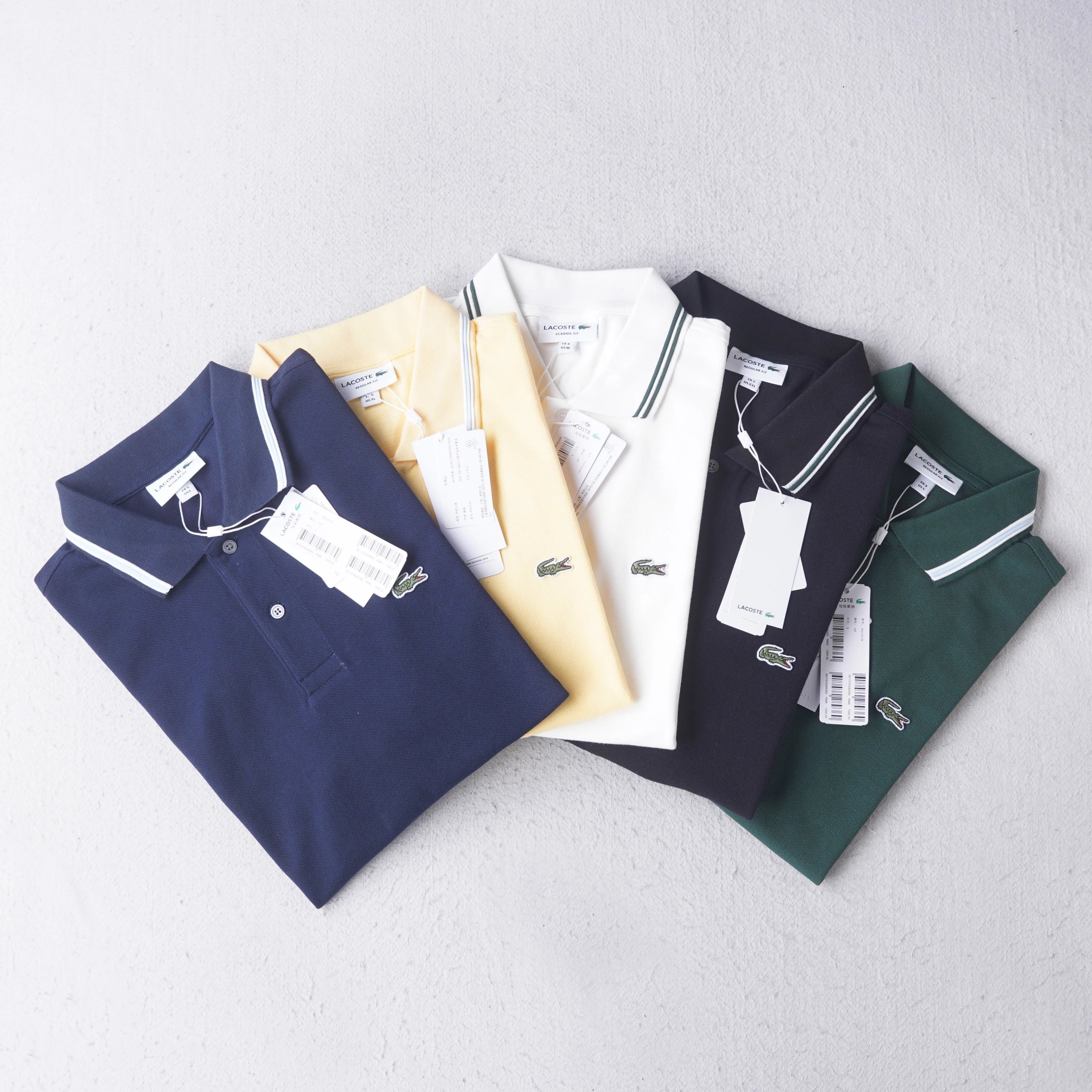 Lac Men's Color Block Pique Polo