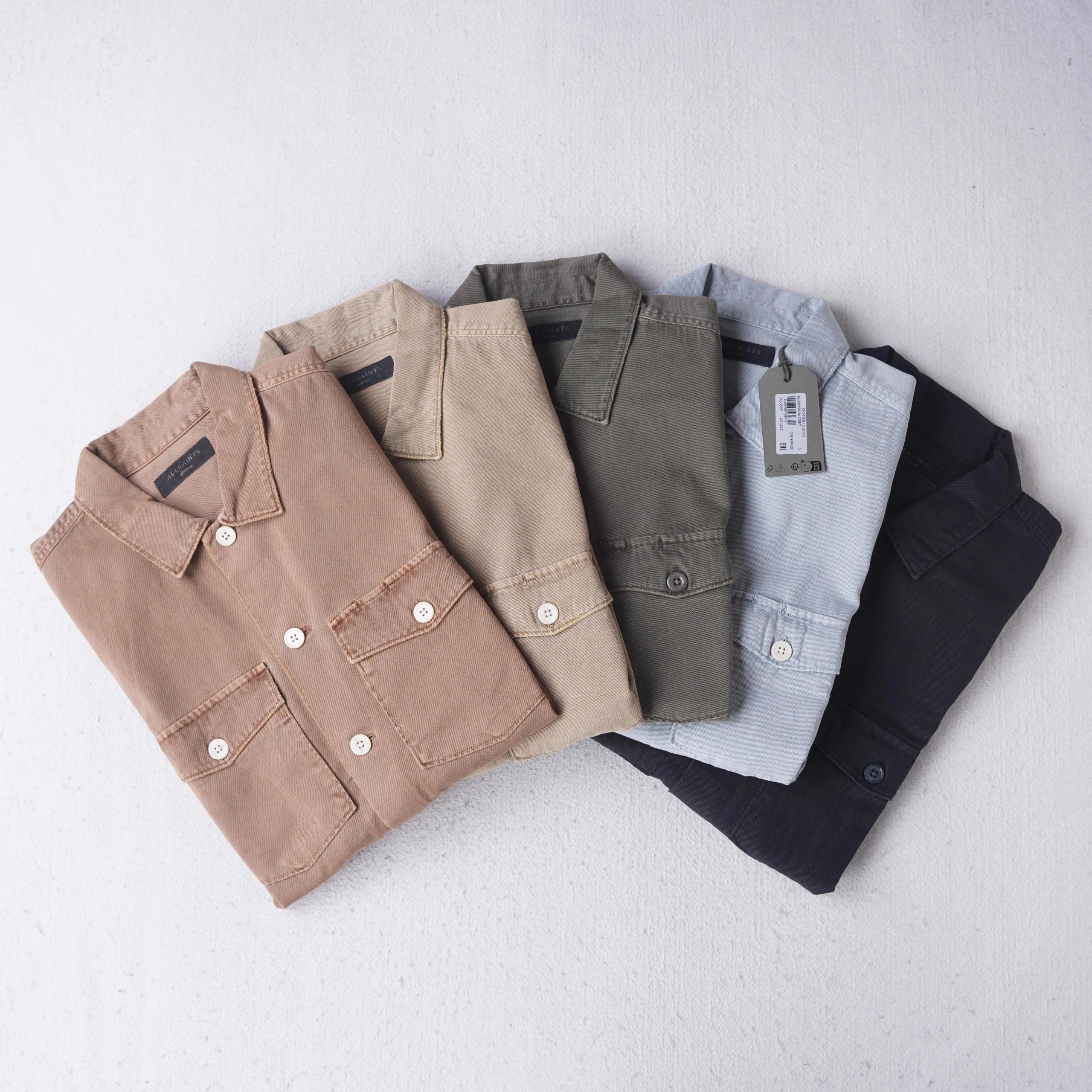 All Satins Men's Water-Washed Shirt 11075-07