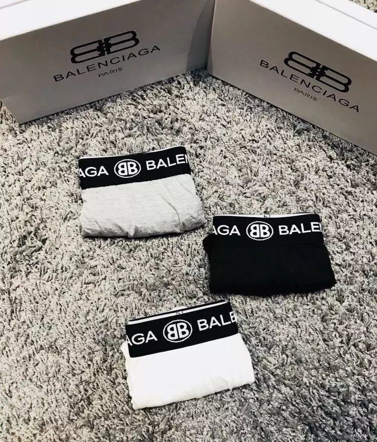 Balenciaga Underwear Logo Waistband Boxer Briefs image 4