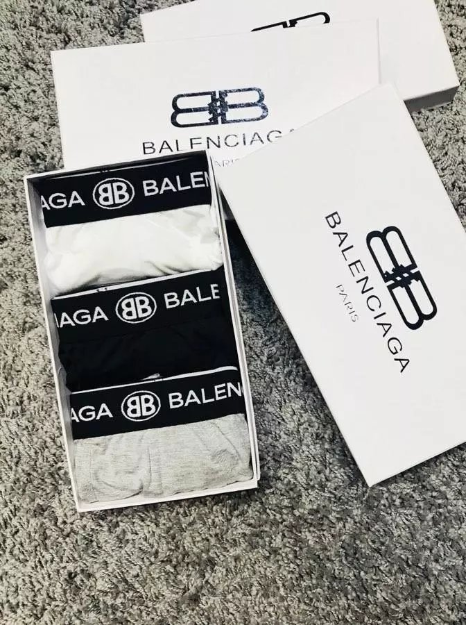 Balenciaga Underwear Logo Waistband Boxer Briefs image 11