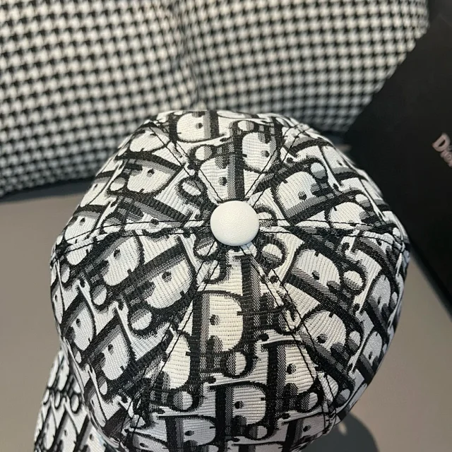 Dior Hats Oblique Logo-Print Baseball Cap product detail image 6