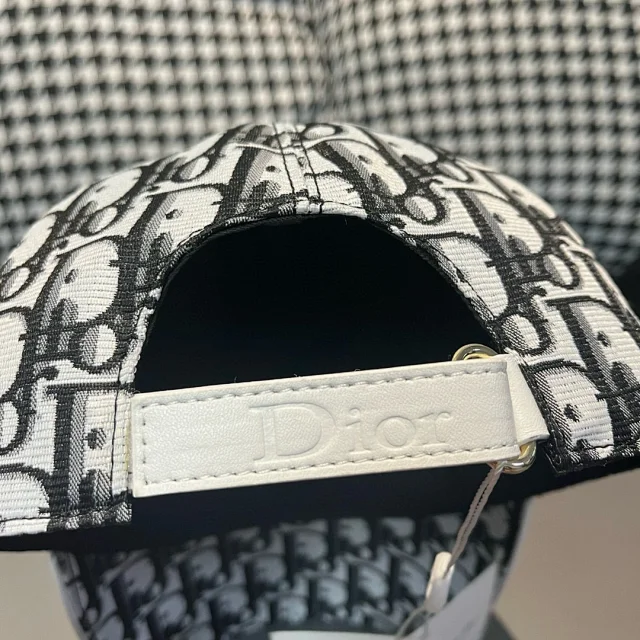 Dior Hats Oblique Logo-Print Baseball Cap product detail image 8