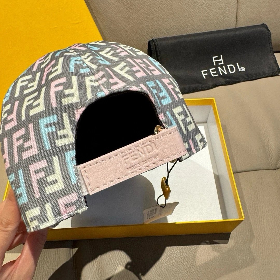 Fendi Hats FF Logo Baseball Cap image 12