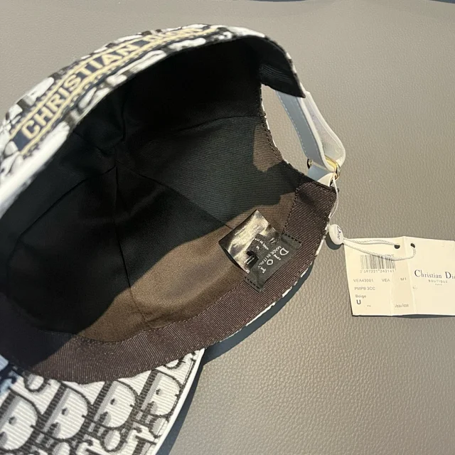 Dior Hats Oblique Logo-Print Baseball Cap product detail image 16