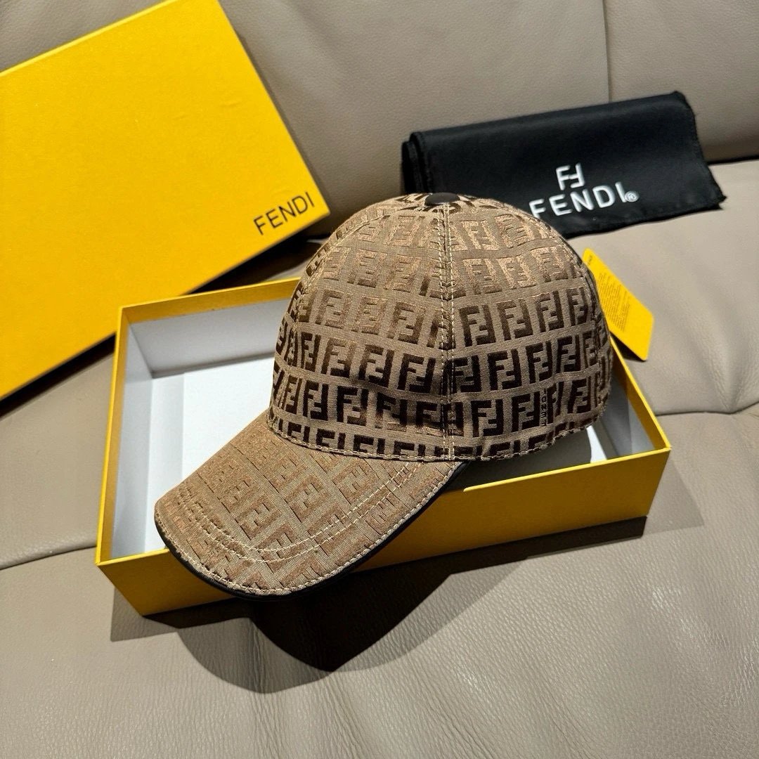 Fendi Hats FF Logo Baseball Cap image 3