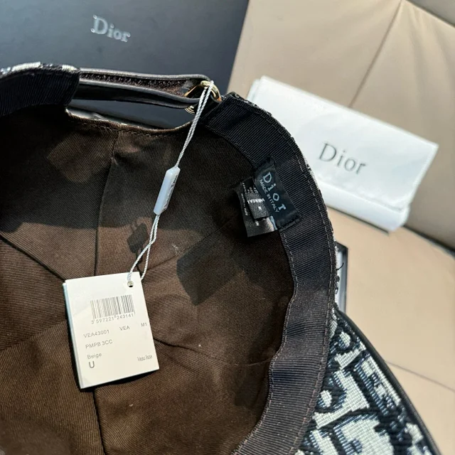 Dior Hats Oblique Logo-Print Baseball Cap product detail image 32