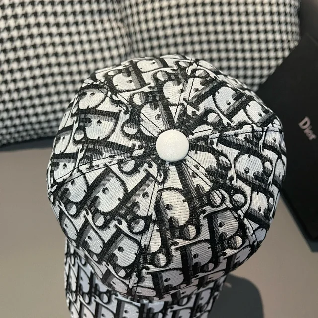 Dior Hats Oblique Logo-Print Baseball Cap product detail image 14