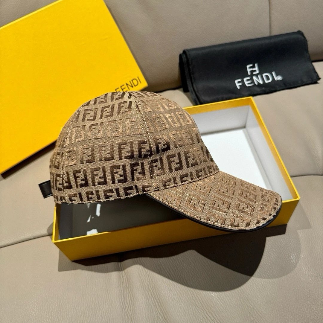 Fendi Hats FF Logo Baseball Cap image 4