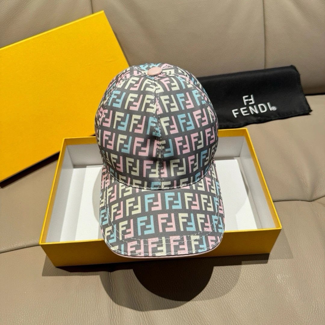 Fendi Hats FF Logo Baseball Cap image 10
